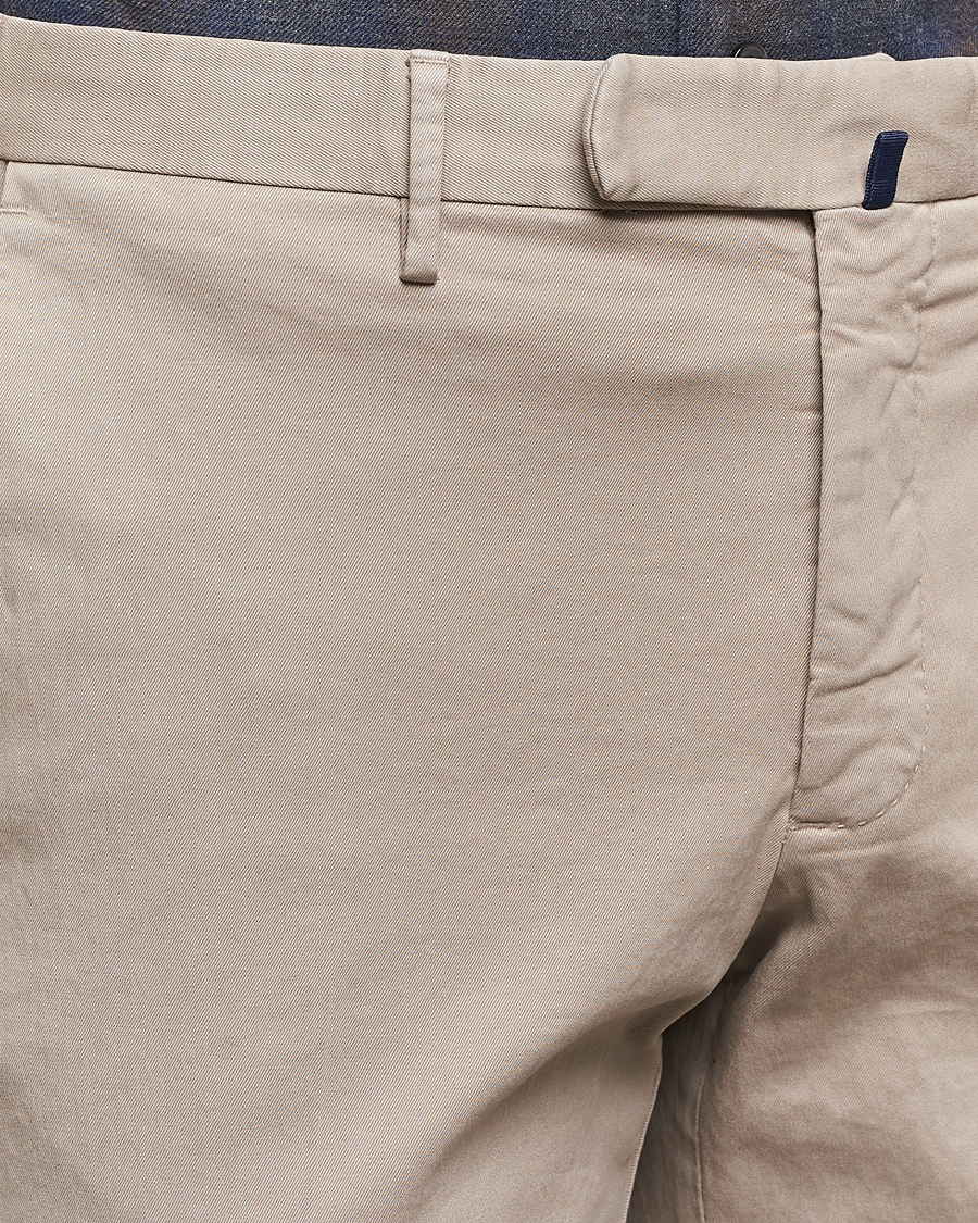 Mies | Housut | Incotex | Slim Fit Cotton Stretch Chinos Khaki