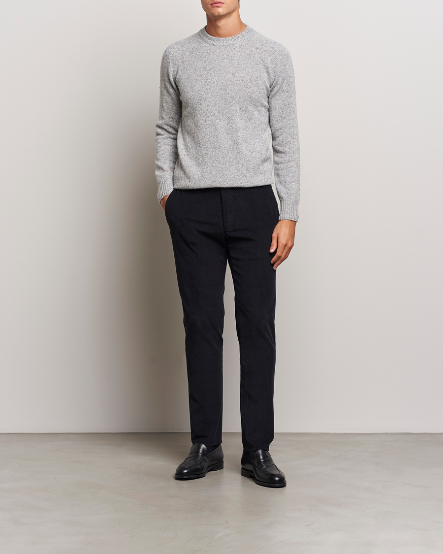 Mies | Housut | Incotex | Slim Fit Baby Corduroy Trousers Navy