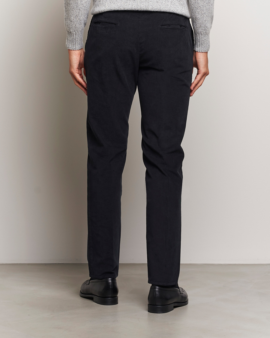 Mies | Housut | Incotex | Slim Fit Baby Corduroy Trousers Navy