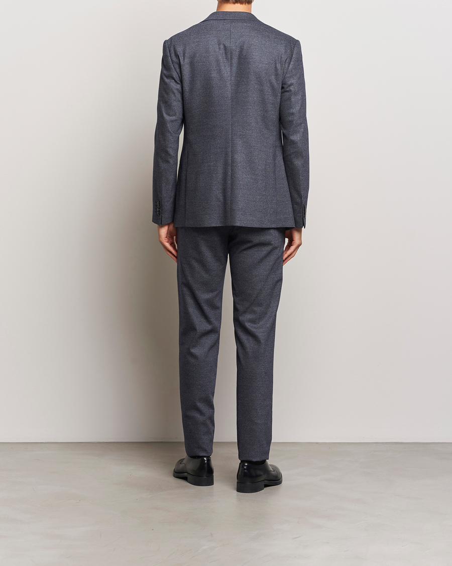 Mies | Puvut | Giorgio Armani | Soho Wool/Cashmere Flannel Suit Navy Melange