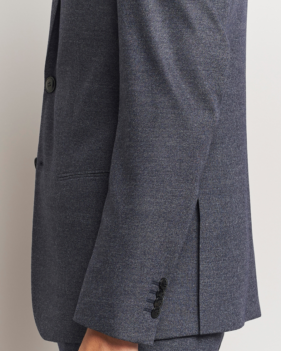 Mies | Puvut | Giorgio Armani | Soho Wool/Cashmere Flannel Suit Navy Melange