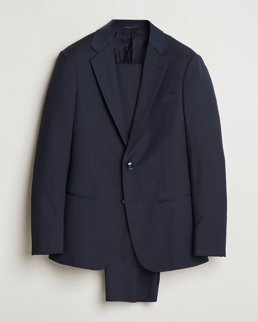 Mies | Puvut | Giorgio Armani | Soho Virgin Wool Suit Navy