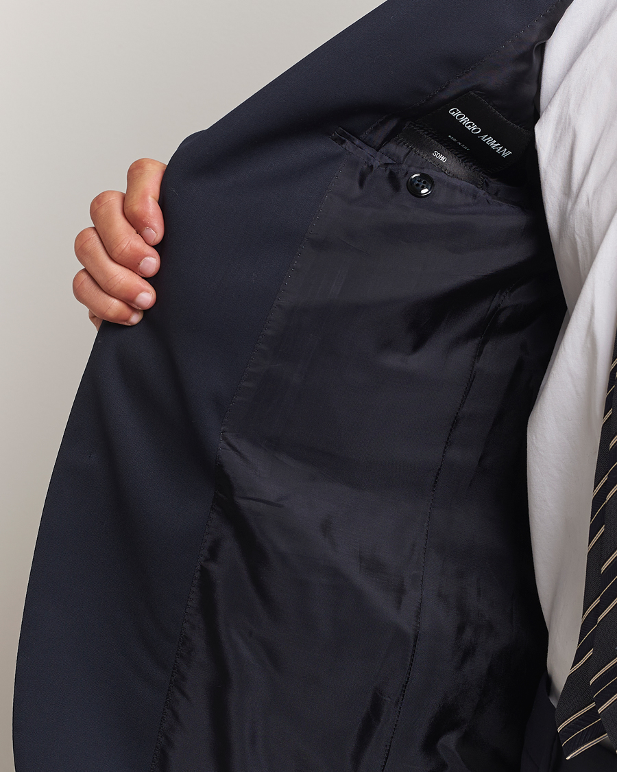 Mies | Puvut | Giorgio Armani | Soho Virgin Wool Suit Navy