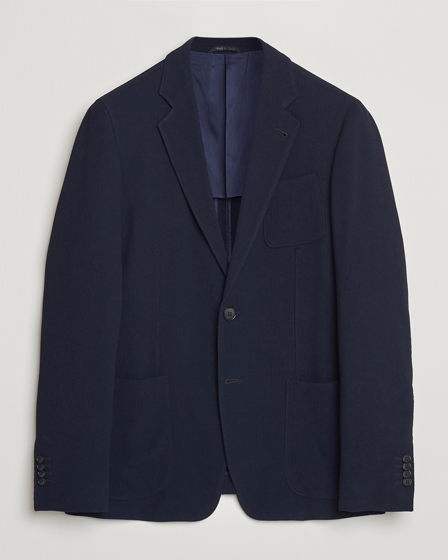 Mies | Pikkutakit | Giorgio Armani | Stretch Wool Blazer Navy