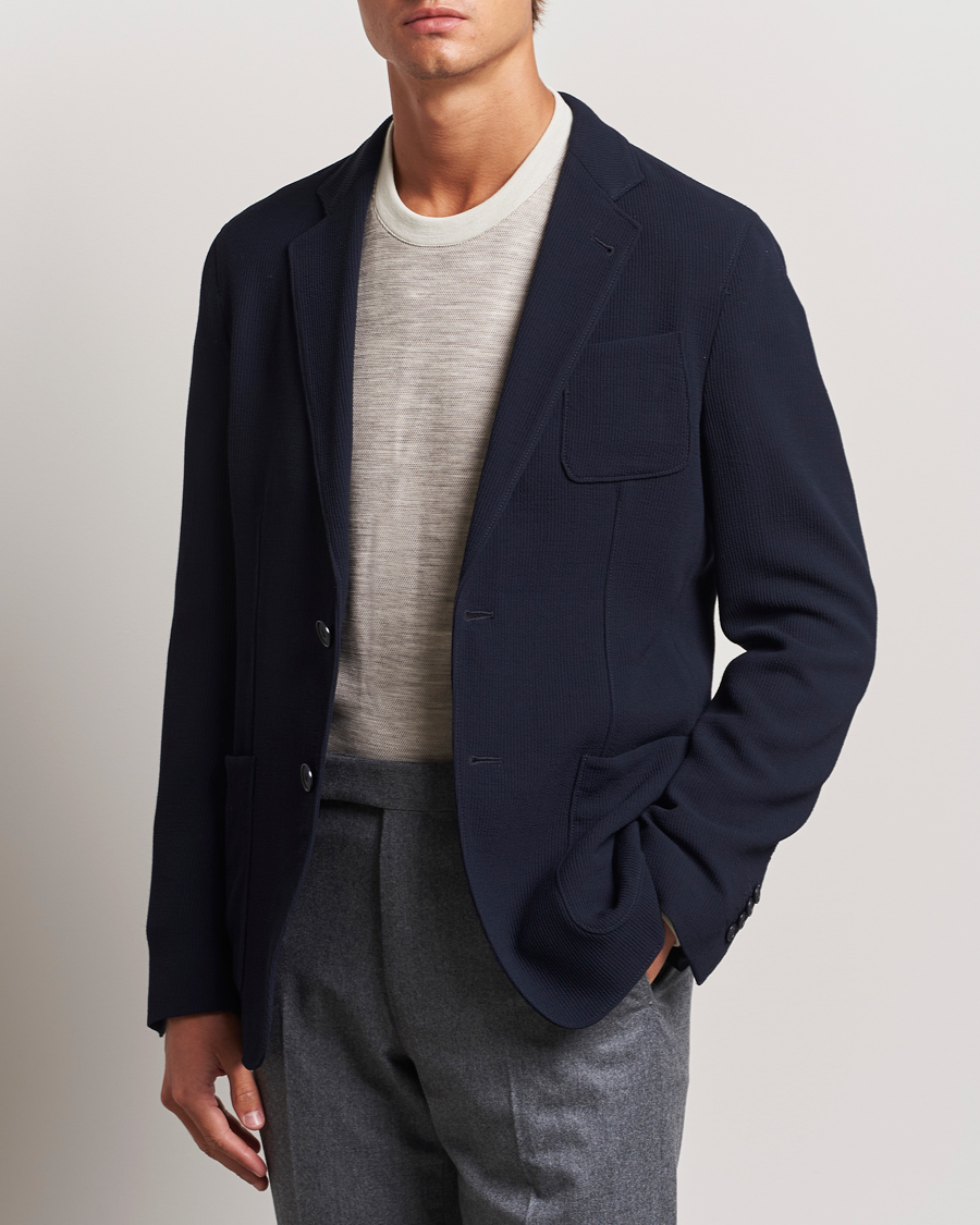 Mies | Pikkutakit | Giorgio Armani | Stretch Wool Blazer Navy