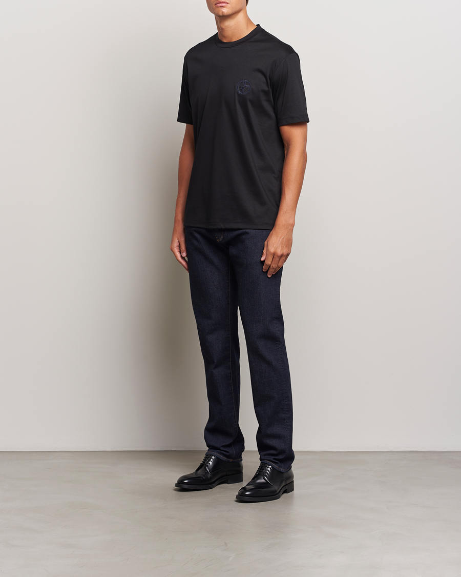 Mies | Farkut | Giorgio Armani | 5-Pocket Denim Pants Dark Indigo