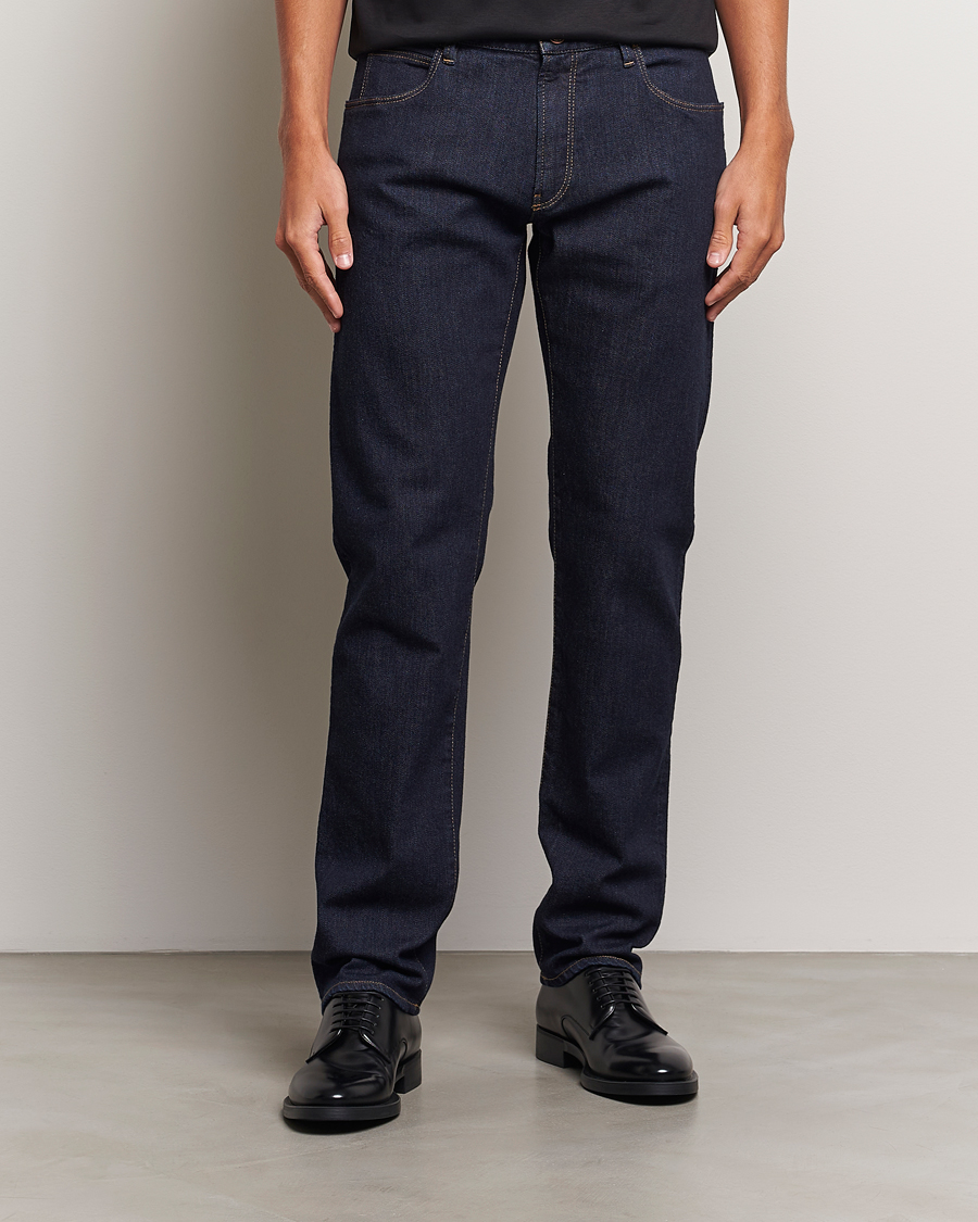 Mies | Farkut | Giorgio Armani | 5-Pocket Denim Pants Dark Indigo