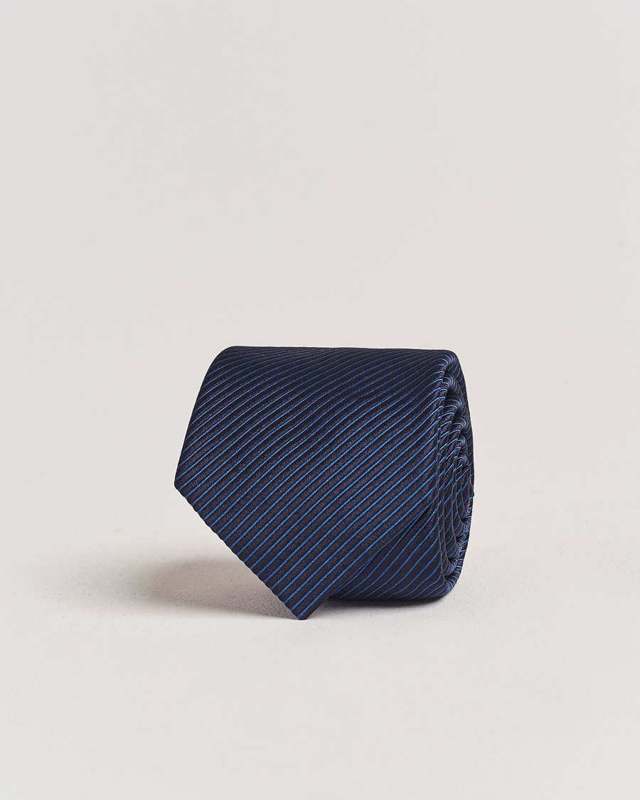 Mies | Giorgio Armani Jacquard Twill Silk Tie Navy | Giorgio Armani | Jacquard Twill Silk Tie Navy