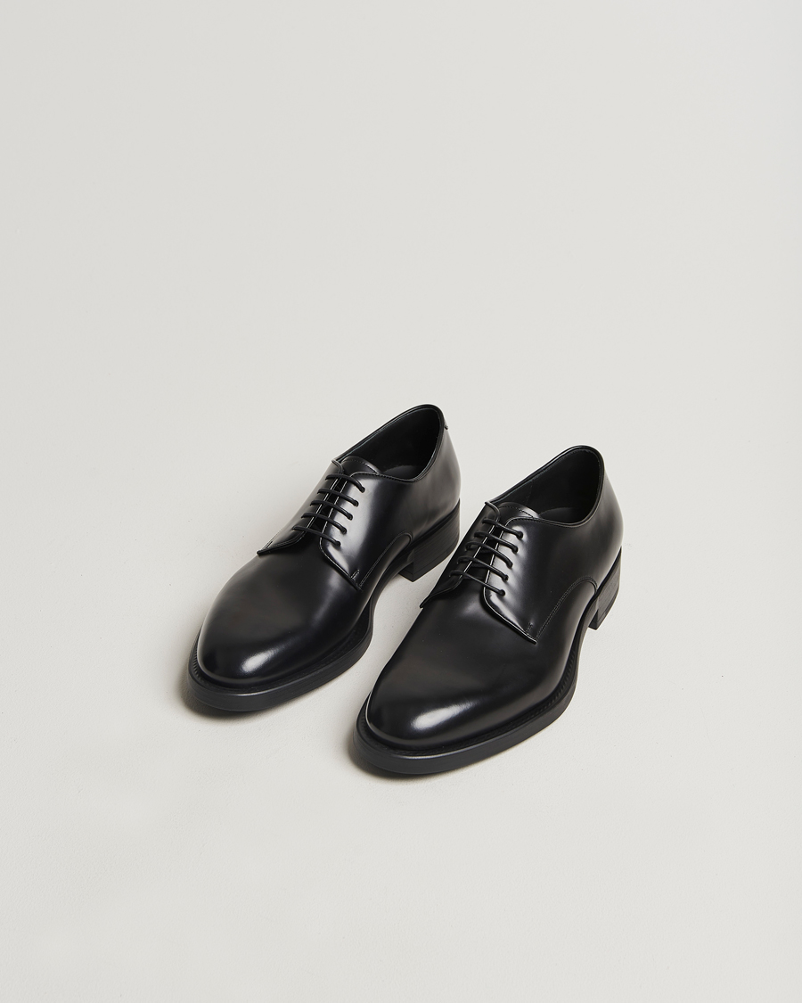 Mies | Giorgio Armani Lace Up Derby Shoes Black Calf | Giorgio Armani | Lace Up Derby Shoes Black Calf