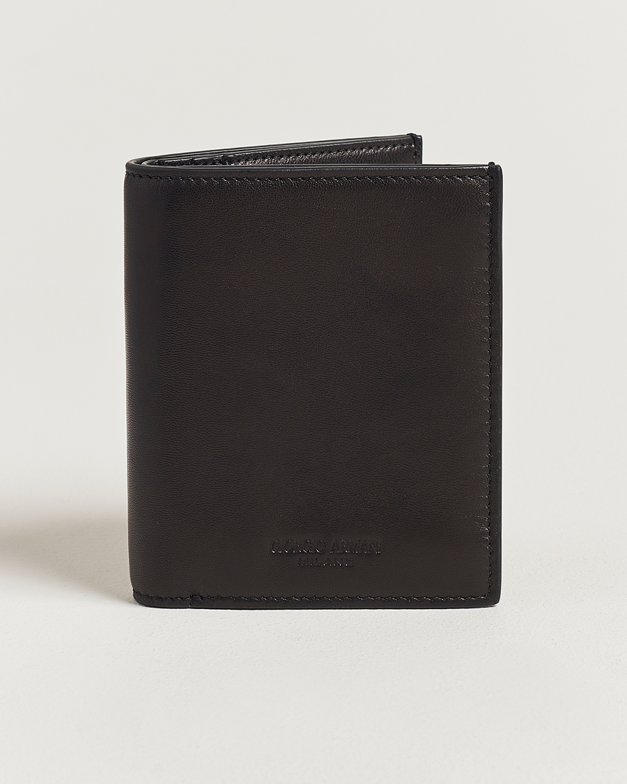 Mies | Giorgio Armani Nappa Leather Wallet Black | Giorgio Armani | Nappa Leather Wallet Black