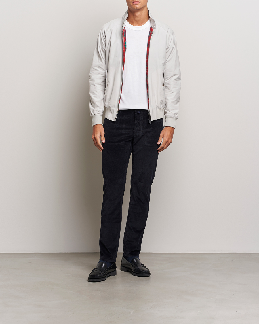 Mies | Housut | Jacob Cohën | Bard 5-Pocket Medium Corduroy Trousers Navy