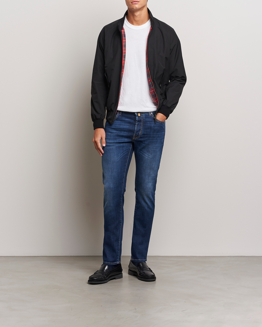 Mies | Farkut | Jacob Cohën | Bard Slim Fit Stretch Jeans Mid Blue