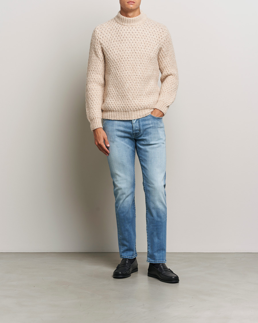 Mies | Farkut | Jacob Cohën | Bard Slim Fit Streatch Jeans Light Blue