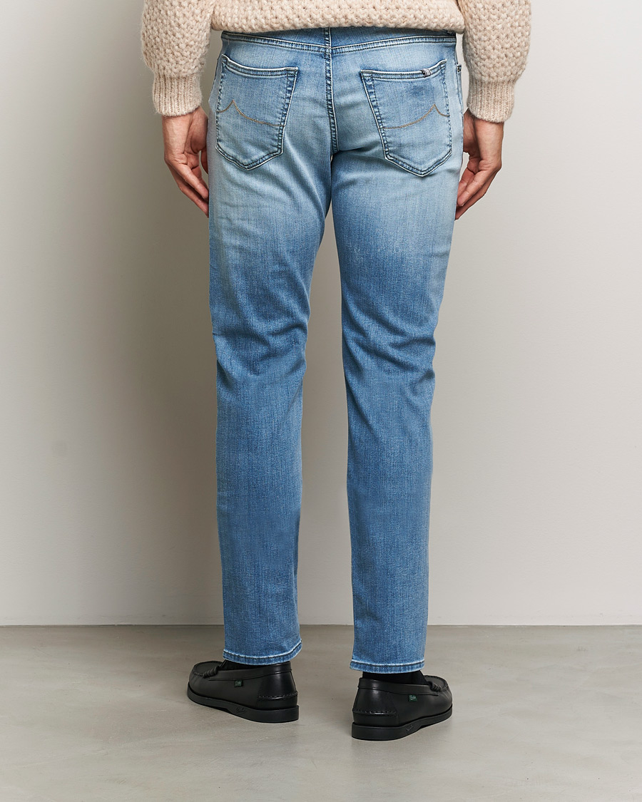 Mies | Farkut | Jacob Cohën | Bard Slim Fit Streatch Jeans Light Blue
