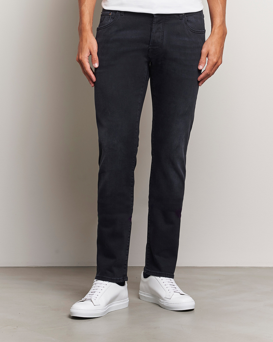 Mies | Farkut | Jacob Cohën | Nick Slim Fit Stretch Jeans Grey
