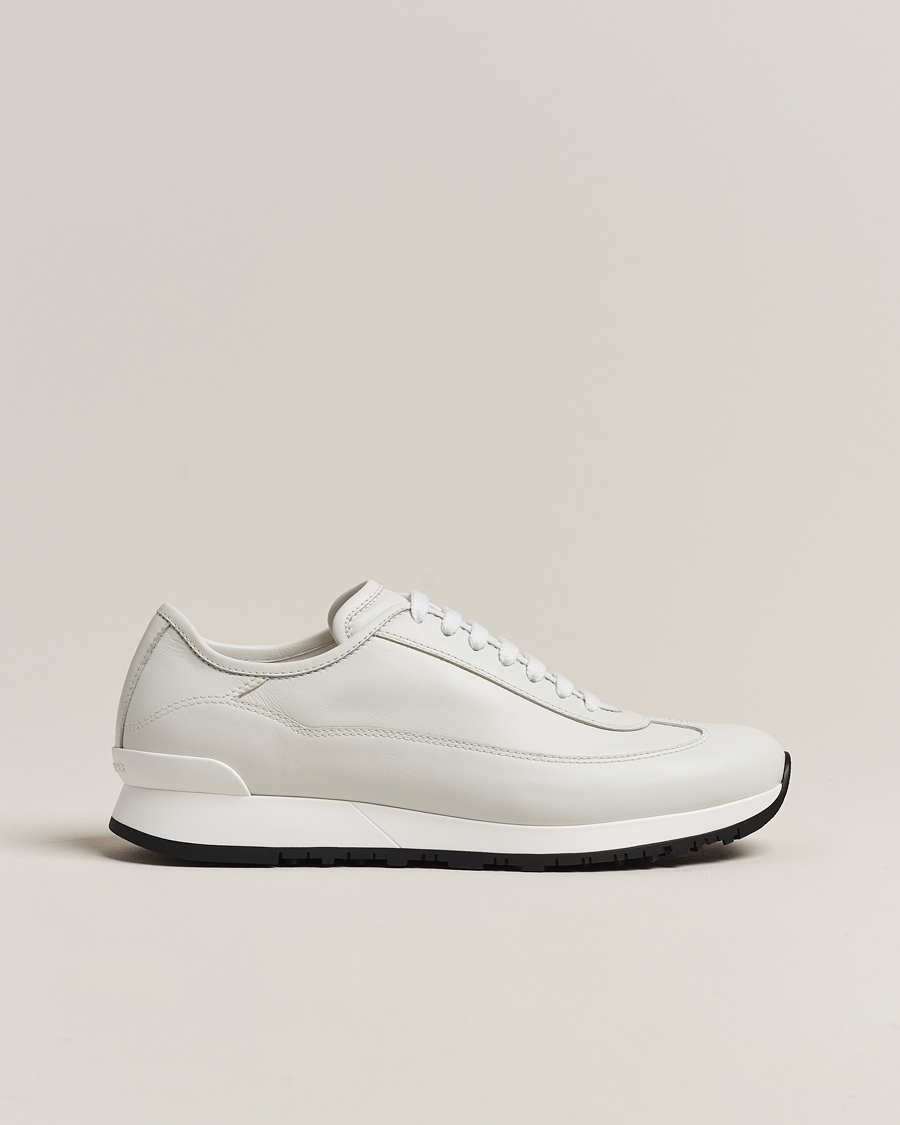 Mies | John Lobb Foundry Running Sneakers White Calf | John Lobb | Foundry Running Sneakers White Calf