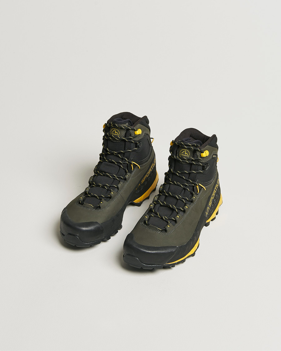 Mies | La Sportiva TX5 Mid GTX Hiking Boots Carbon/Yellow | La Sportiva | TX5 Mid GTX Hiking Boots Carbon/Yellow