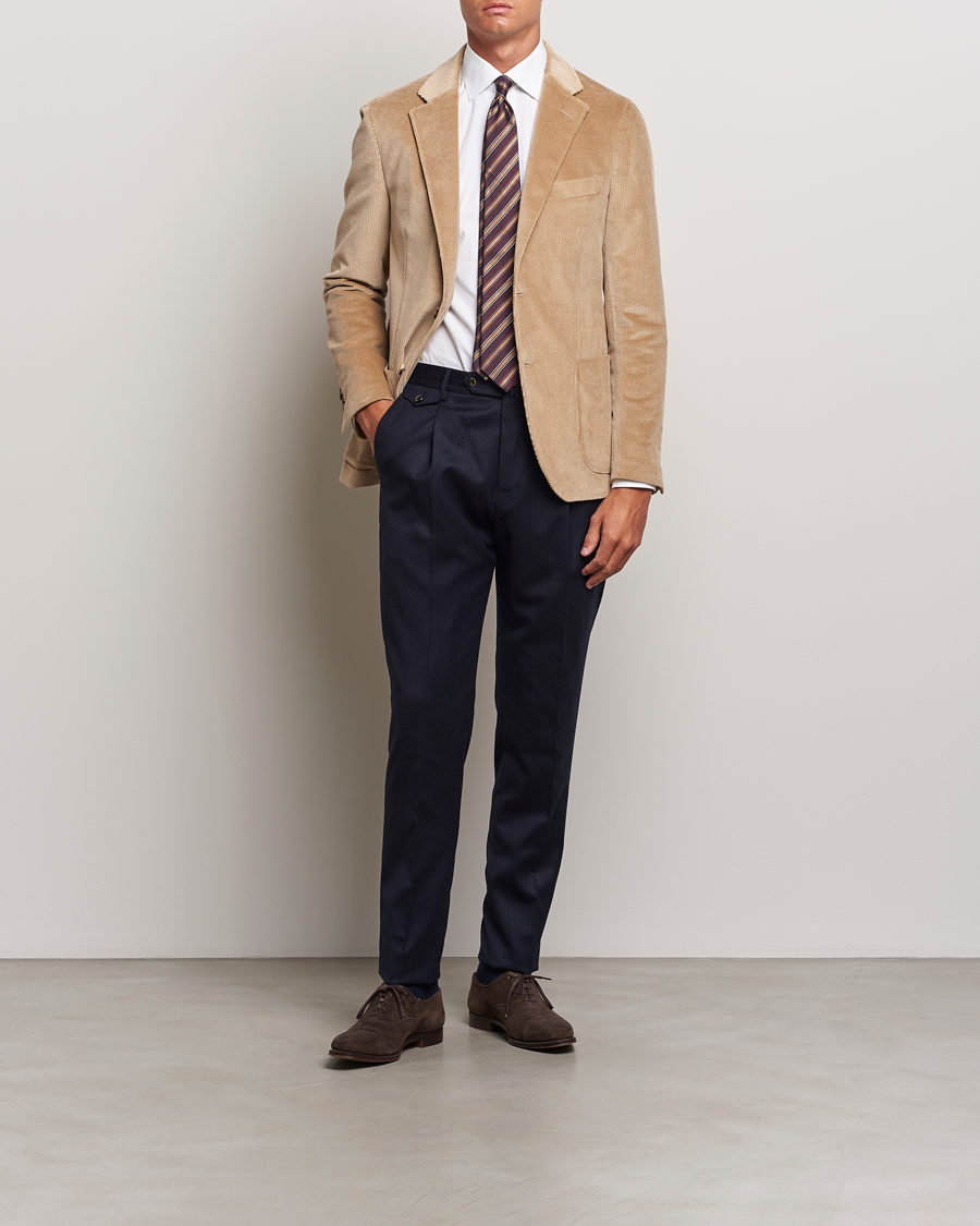 Mies | Pikkutakit | Lardini | Corduroy Blazer Beige