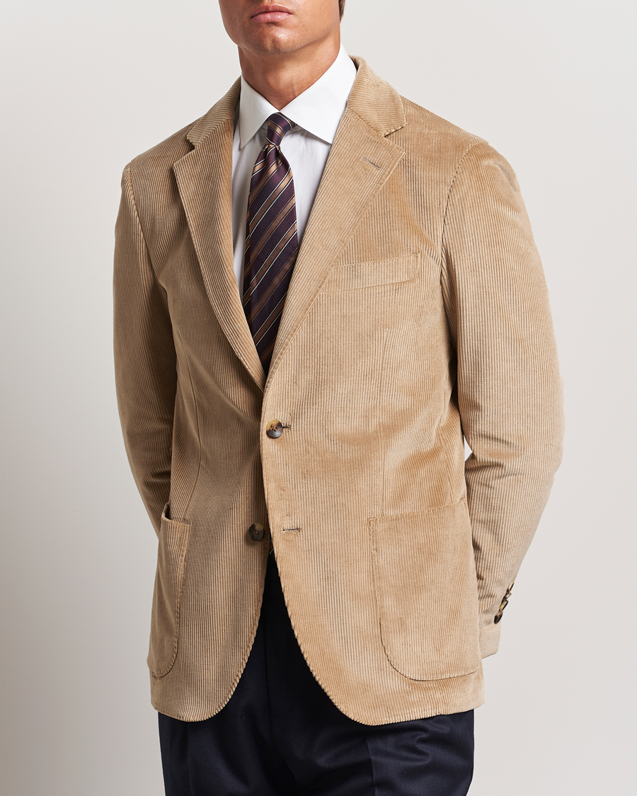 Mies | Pikkutakit | Lardini | Corduroy Blazer Beige