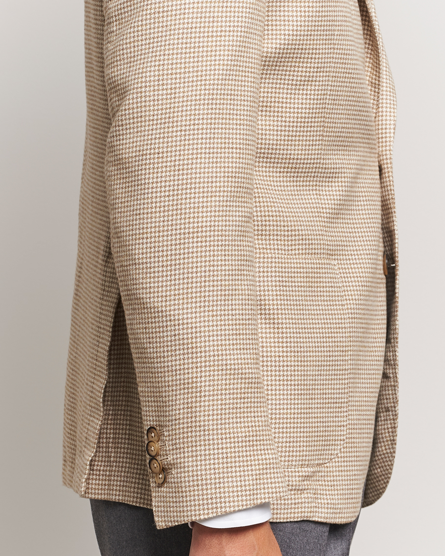 Mies | Pikkutakit | L.B.M. 1911 | Jack Regular Houndstooth Blazer Beige