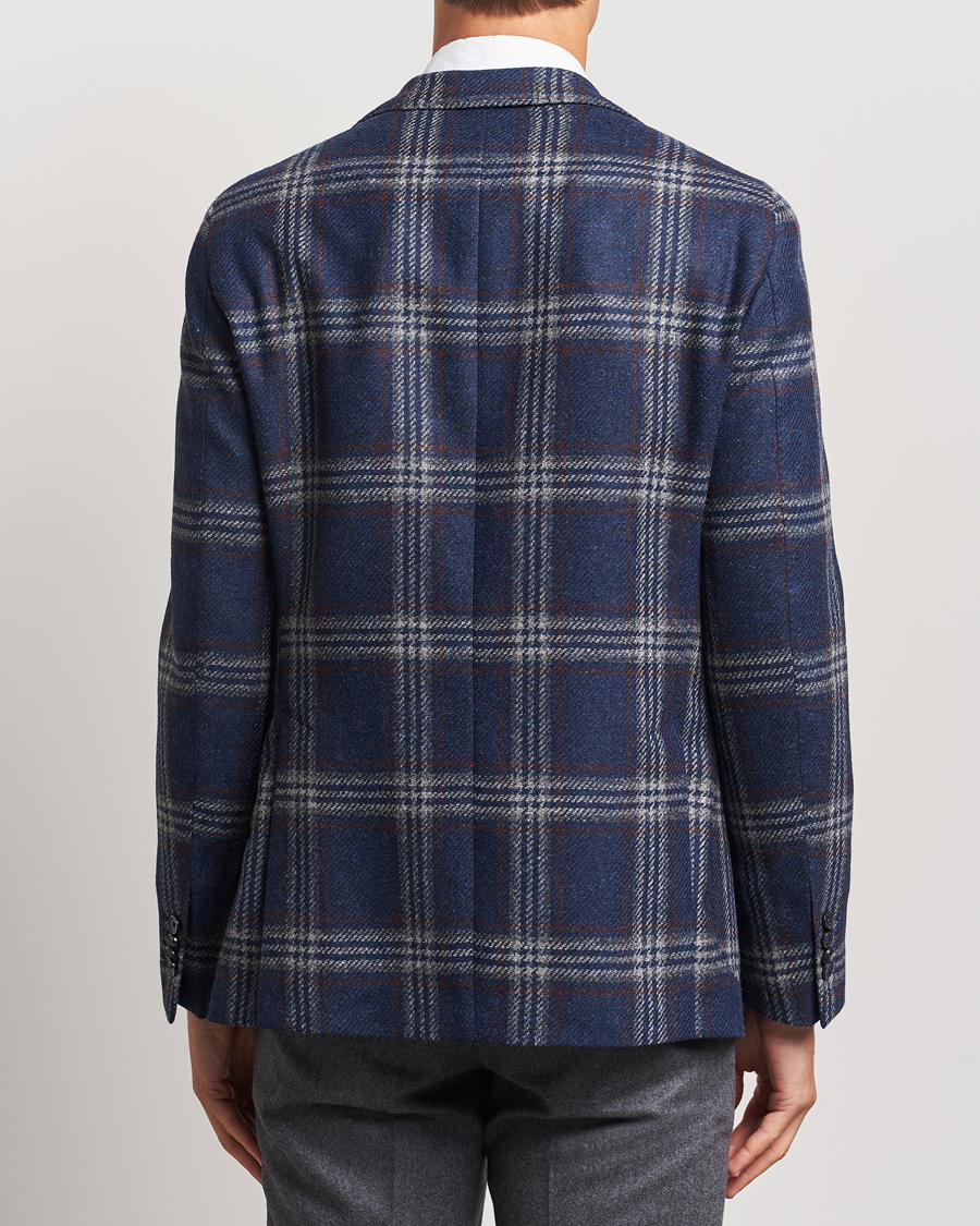 Mies | Pikkutakit | L.B.M. 1911 | Jack Regular Checked Wool Blazer Navy