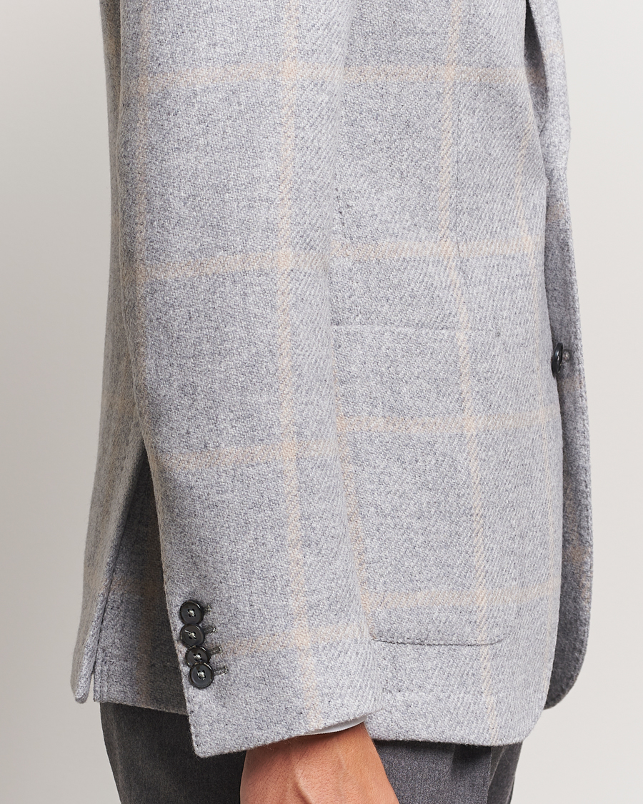 Mies | Pikkutakit | L.B.M. 1911 | Jack Regular Jersey Wool Blazer Light Grey