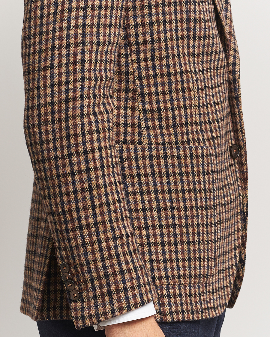 Mies | Pikkutakit | L.B.M. 1911 | Jack Regular Small Check Wool Blazer Brown