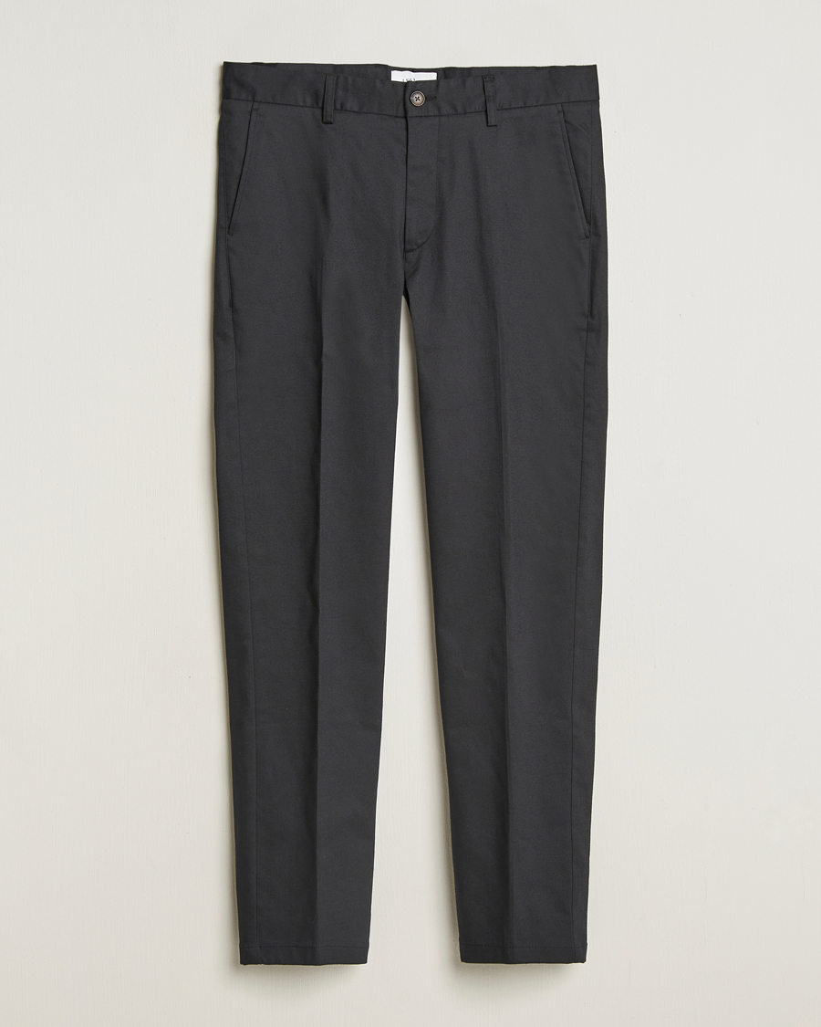 Mies | Housut | LES DEUX | Como Reg Cotton Pants Black