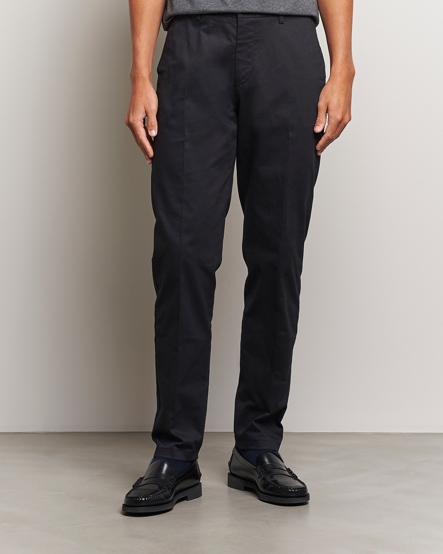 Mies | Housut | LES DEUX | Como Reg Cotton Pants Black