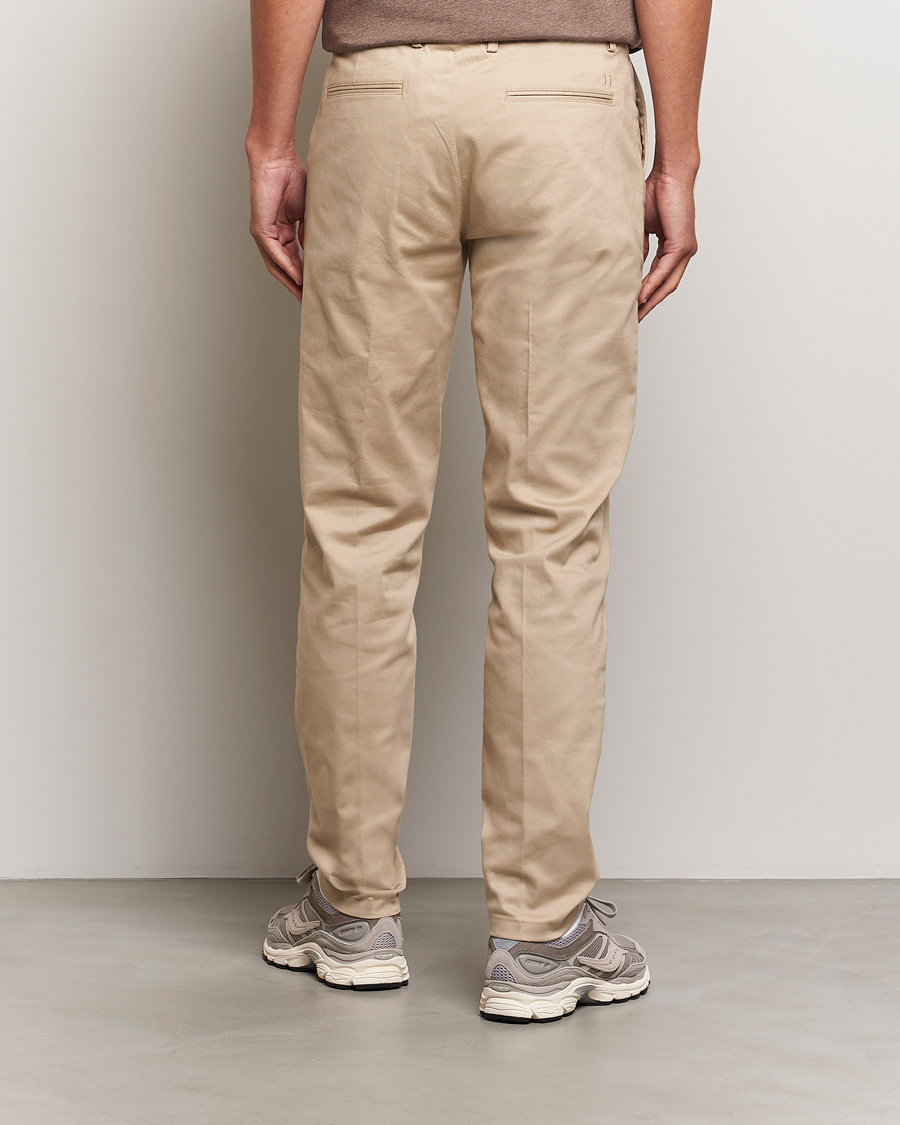 Mies | Housut | LES DEUX | Como Reg Cotton Pants Dark Sand