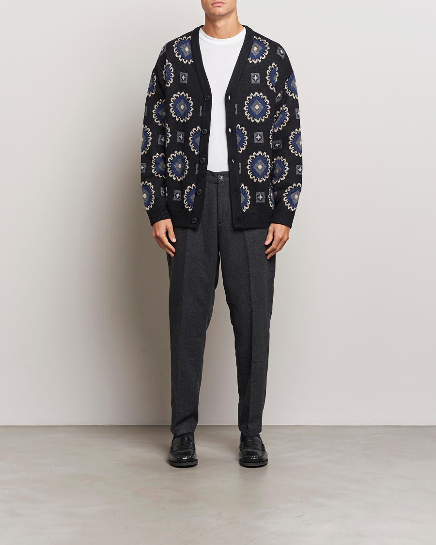 Mies | Housut | LES DEUX | Como Reg Wool Pants Charcoal Melange