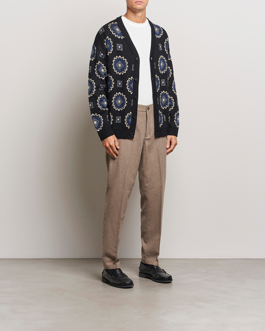 Mies | Housut | LES DEUX | Como Reg Wool Pants Desert Taupe Melange