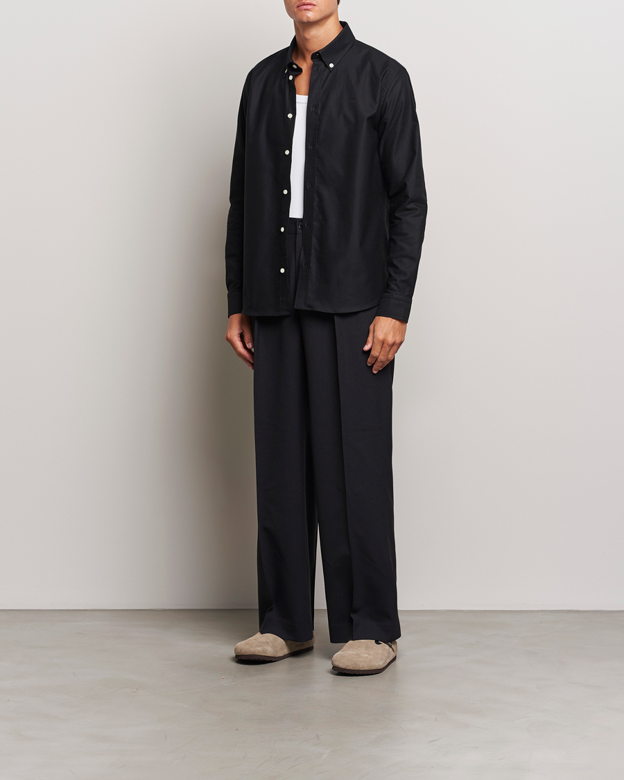 Mies | Kauluspaidat | LES DEUX | Konrad Oxford Shirt Black