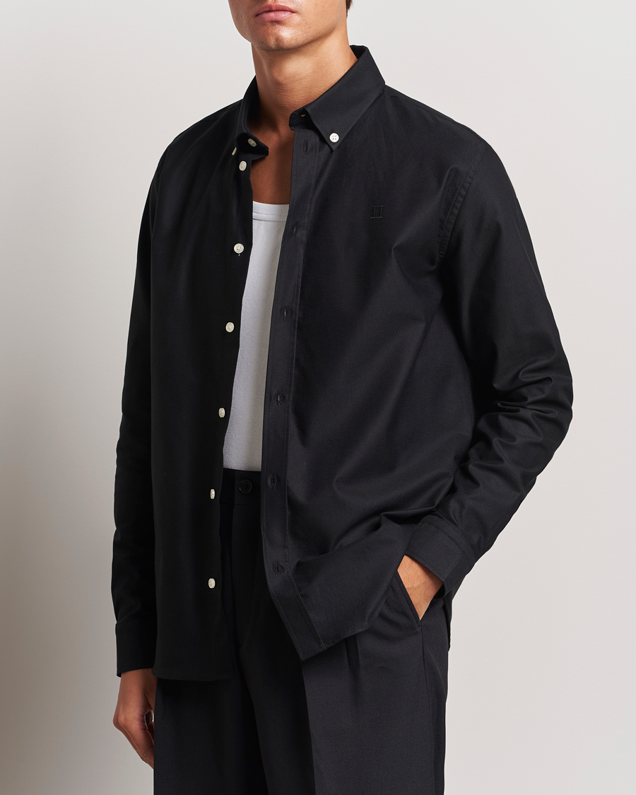 Mies | Kauluspaidat | LES DEUX | Konrad Oxford Shirt Black