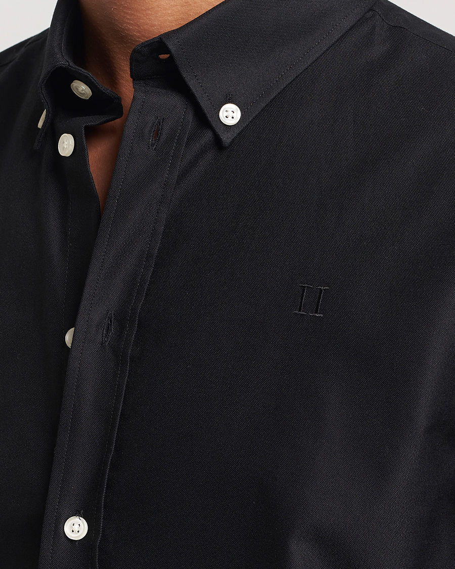 Mies | Kauluspaidat | LES DEUX | Konrad Oxford Shirt Black