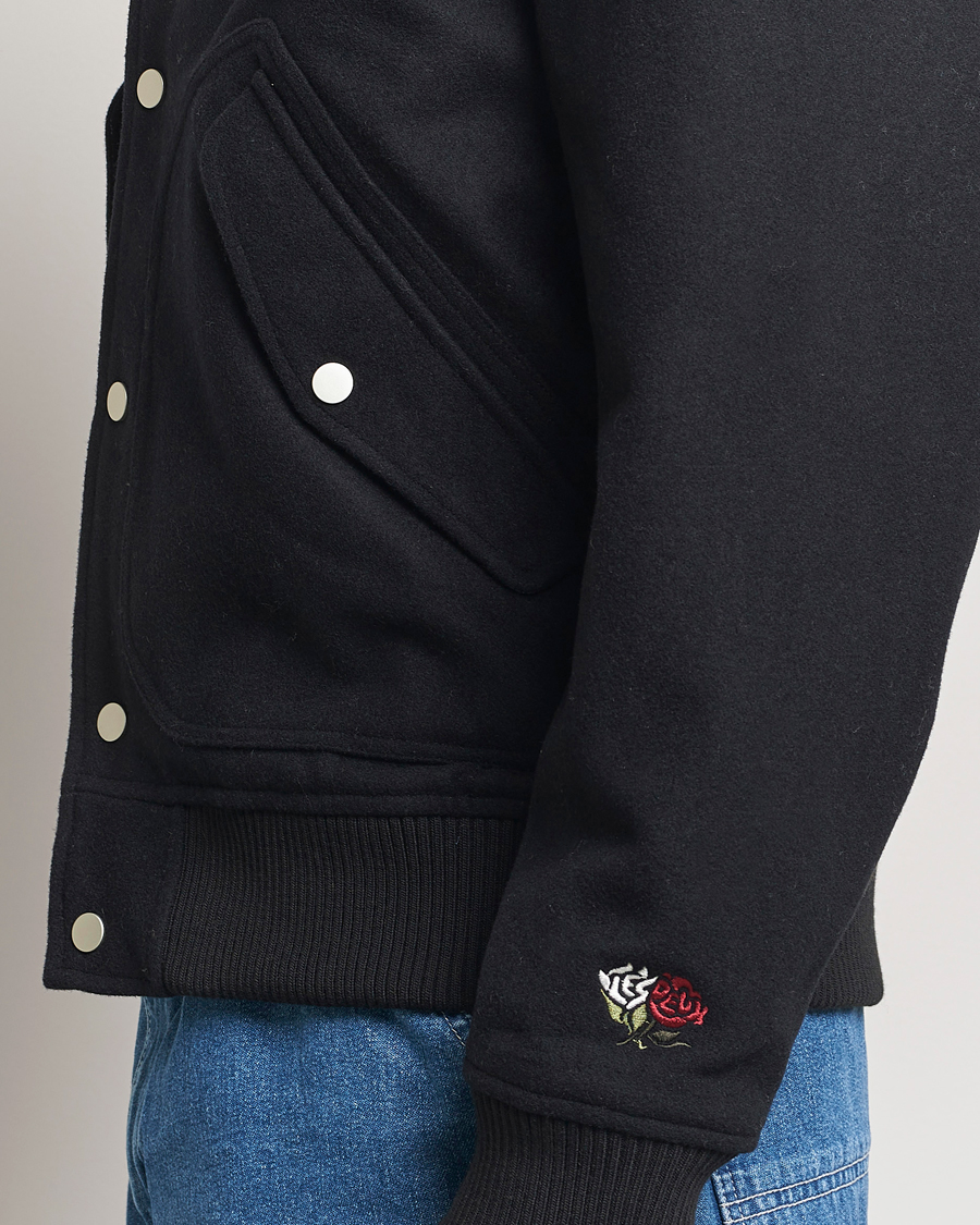 Mies | Takit | LES DEUX | Rhett Varsity Jacket Black