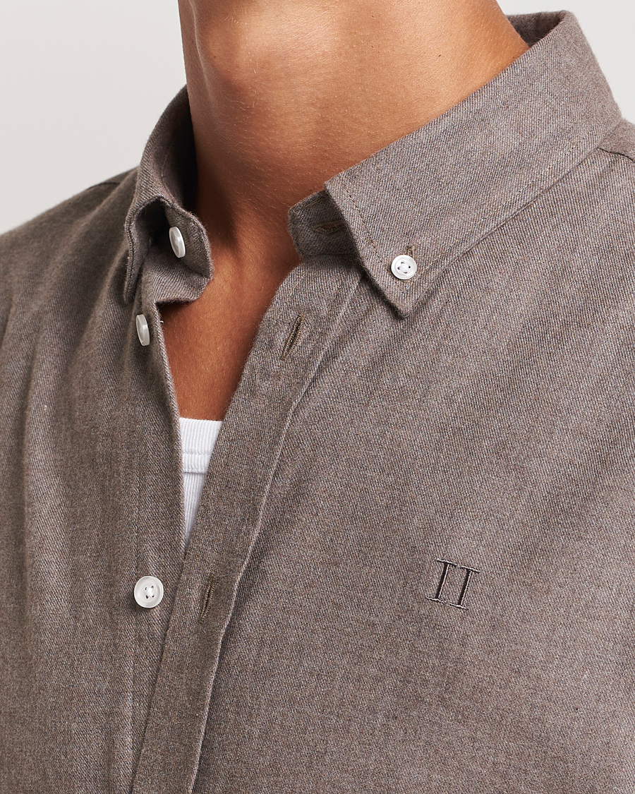 Mies | Kauluspaidat | LES DEUX | Dessert Reg Shirt Mountain Grey Melange