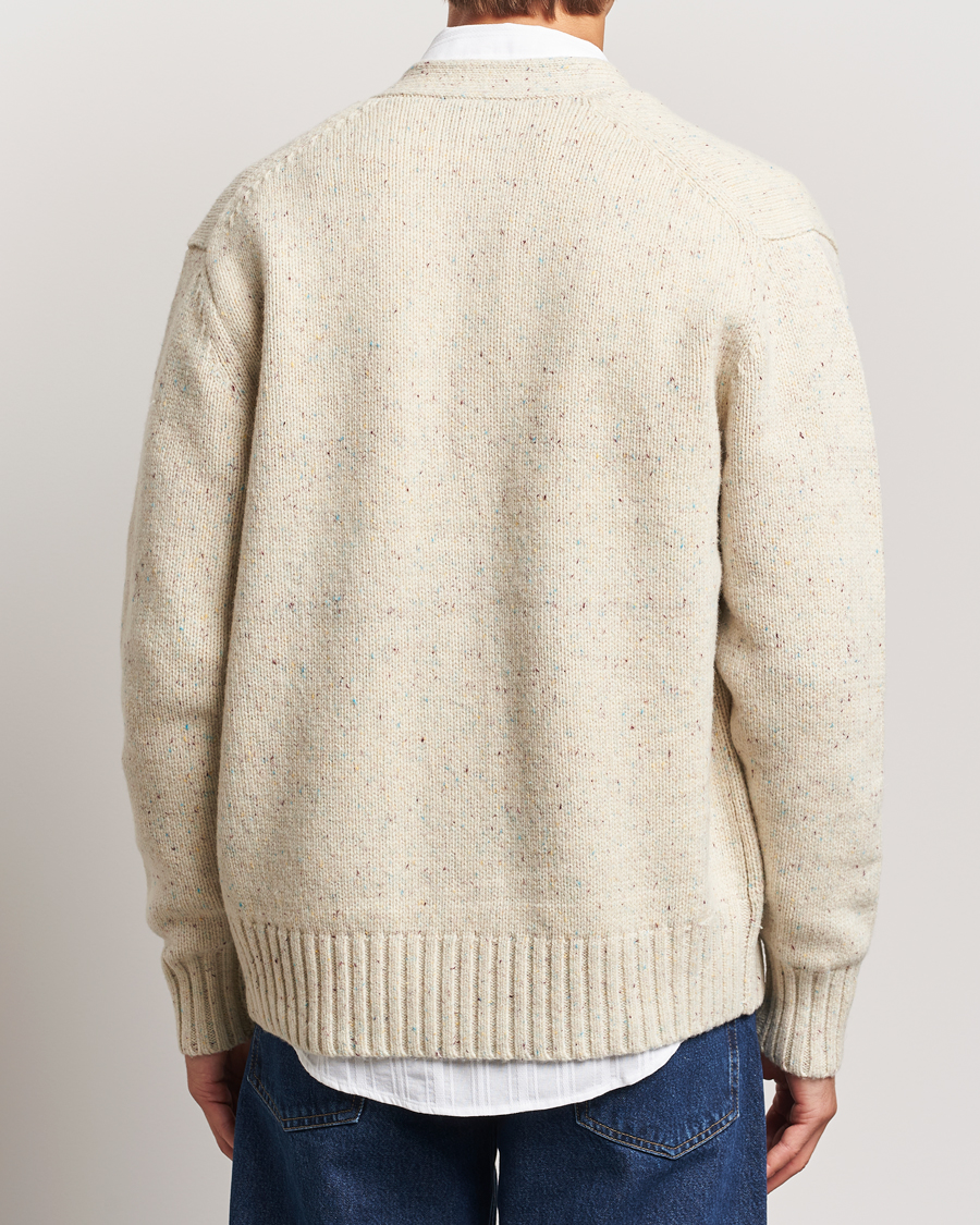 Mies | Puserot | LES DEUX | Gary Fleck Wool Cardigan Light Sand