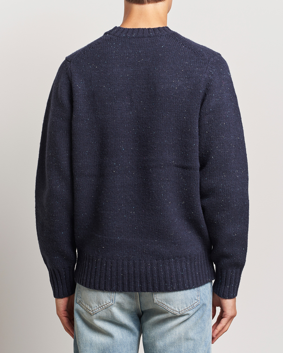 Mies | Puserot | LES DEUX | Gary Fleck Wool Roundneck Dark Navy