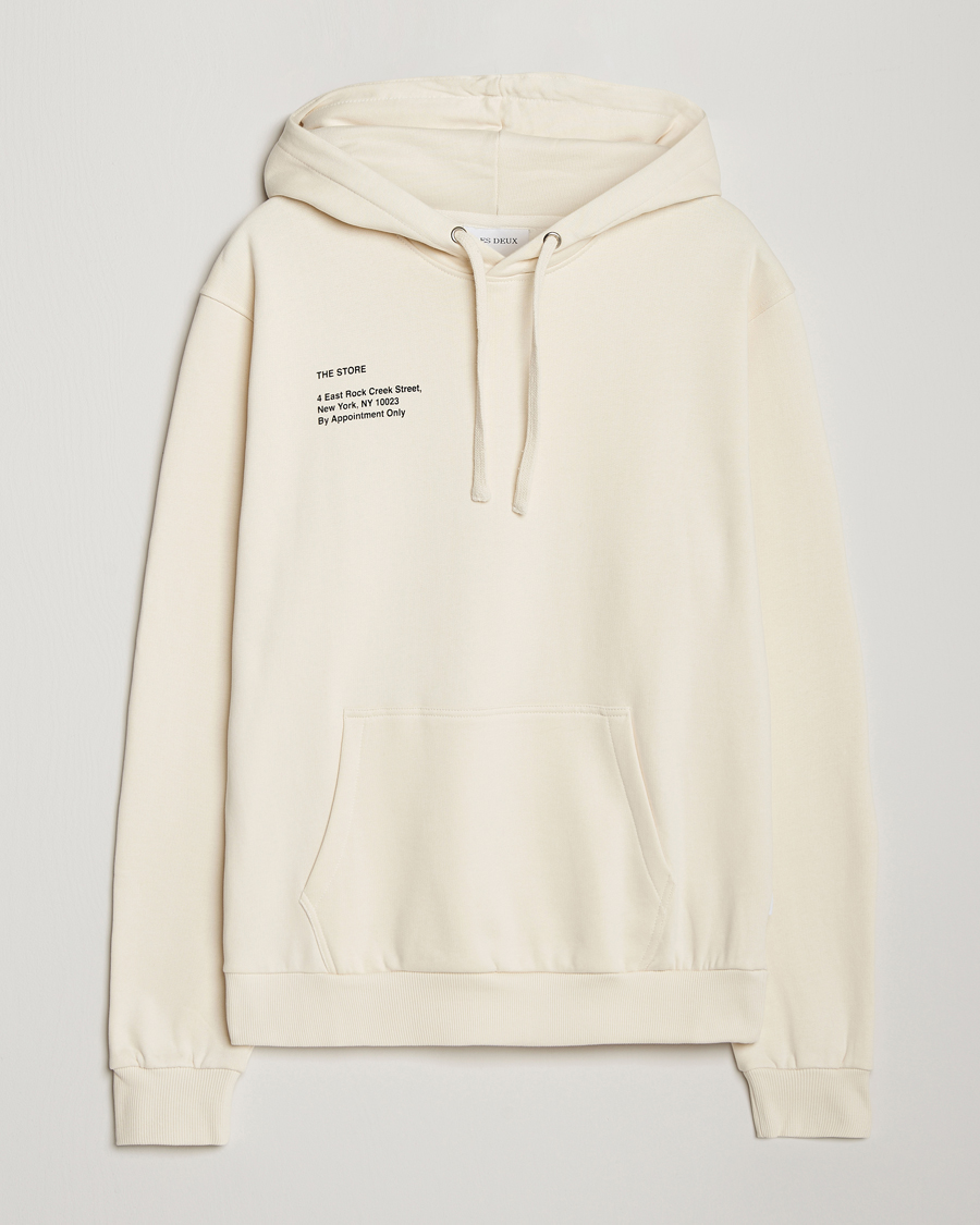 Mies | Puserot | LES DEUX | Neighborhood Hoodie Ivory/Black