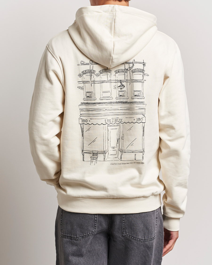Mies | Puserot | LES DEUX | Neighborhood Hoodie Ivory/Black