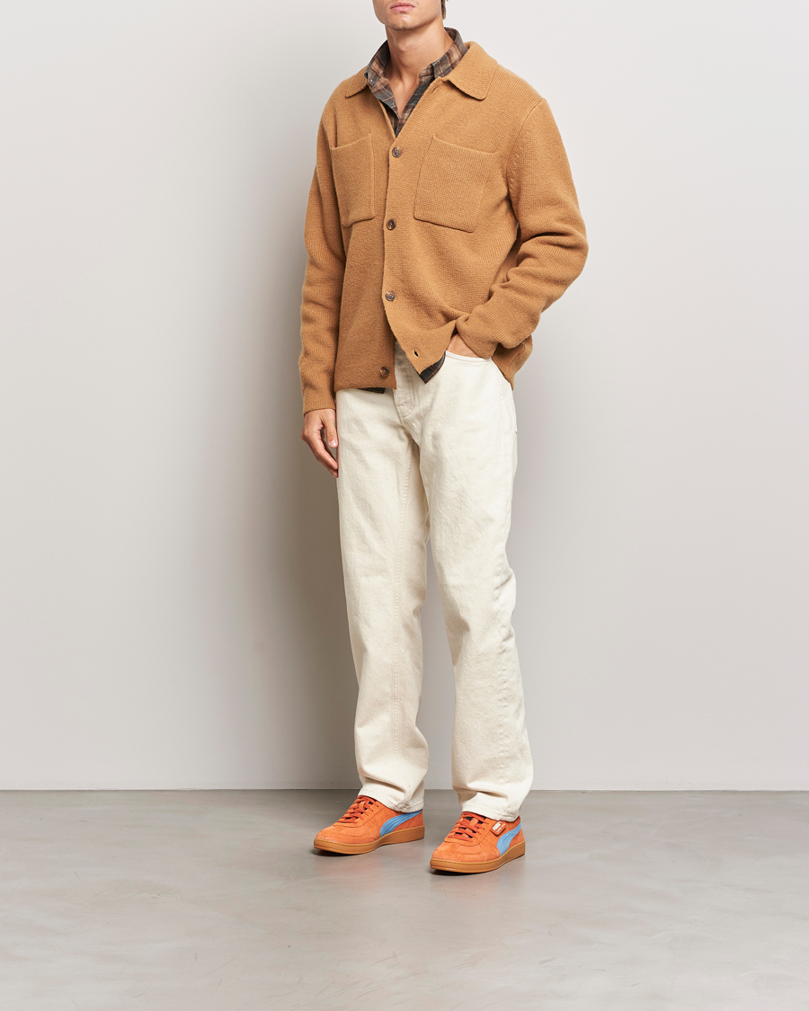 Mies | Puserot | LES DEUX | Fischer Milano Overshirt Tobacco Brown