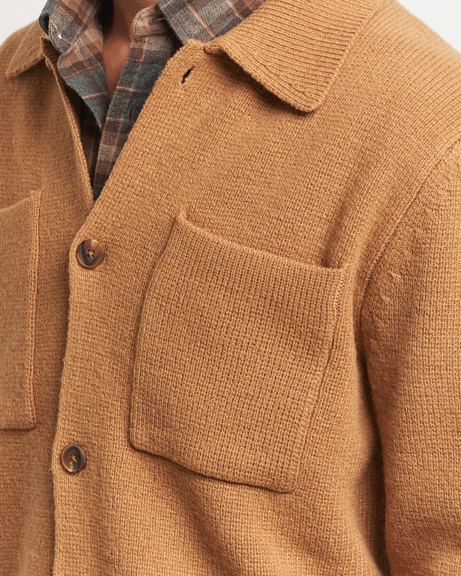 Mies | Puserot | LES DEUX | Fischer Milano Overshirt Tobacco Brown
