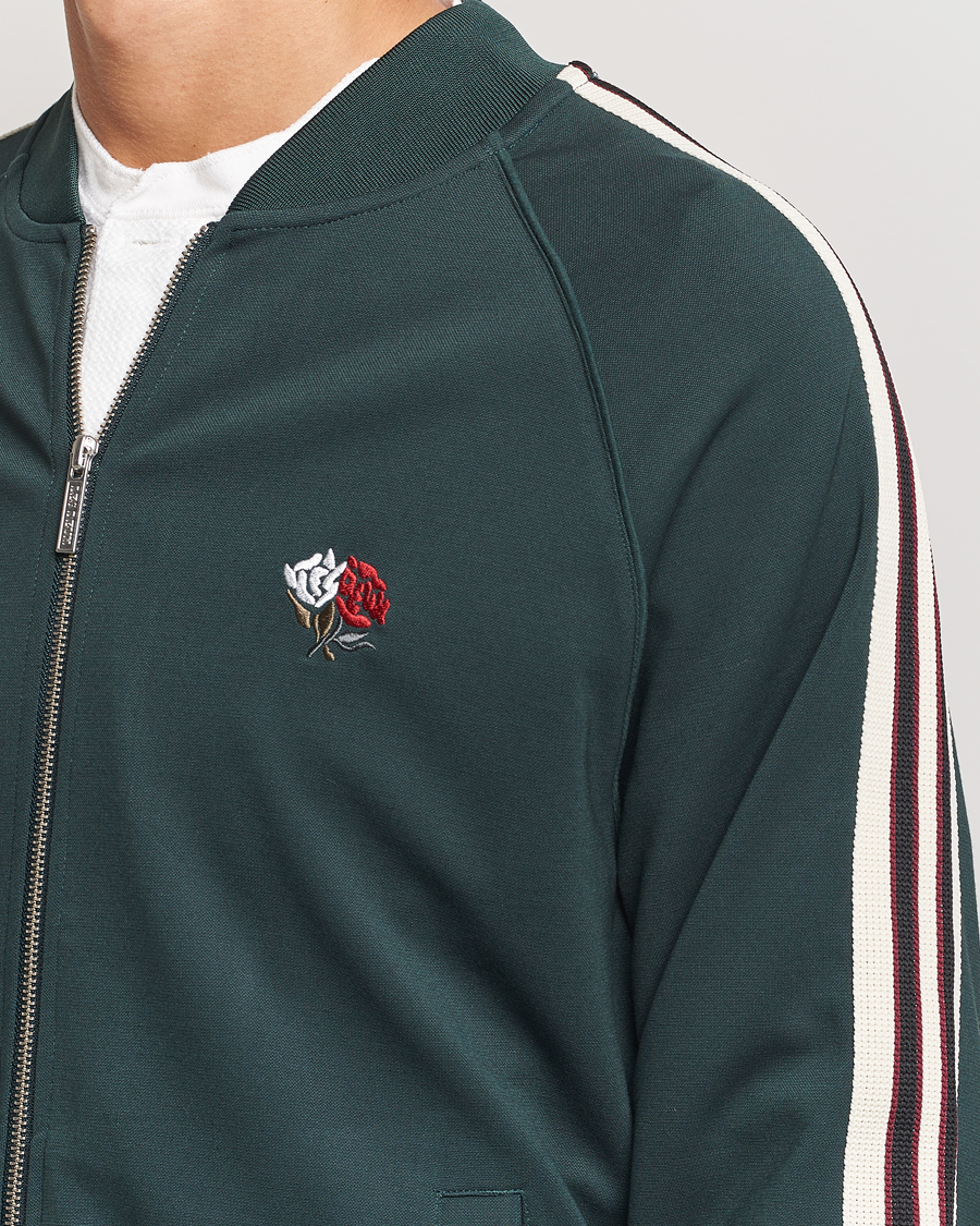 Mies | Puserot | LES DEUX | Sterling Track Jacket 2.0 Pine Green/Ivory