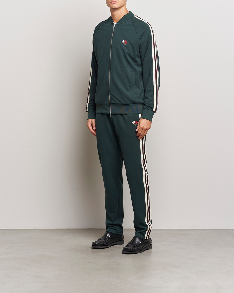 Mies | Housut | LES DEUX | Sterling Track Pants 2.0 Pine Green/Ivory
