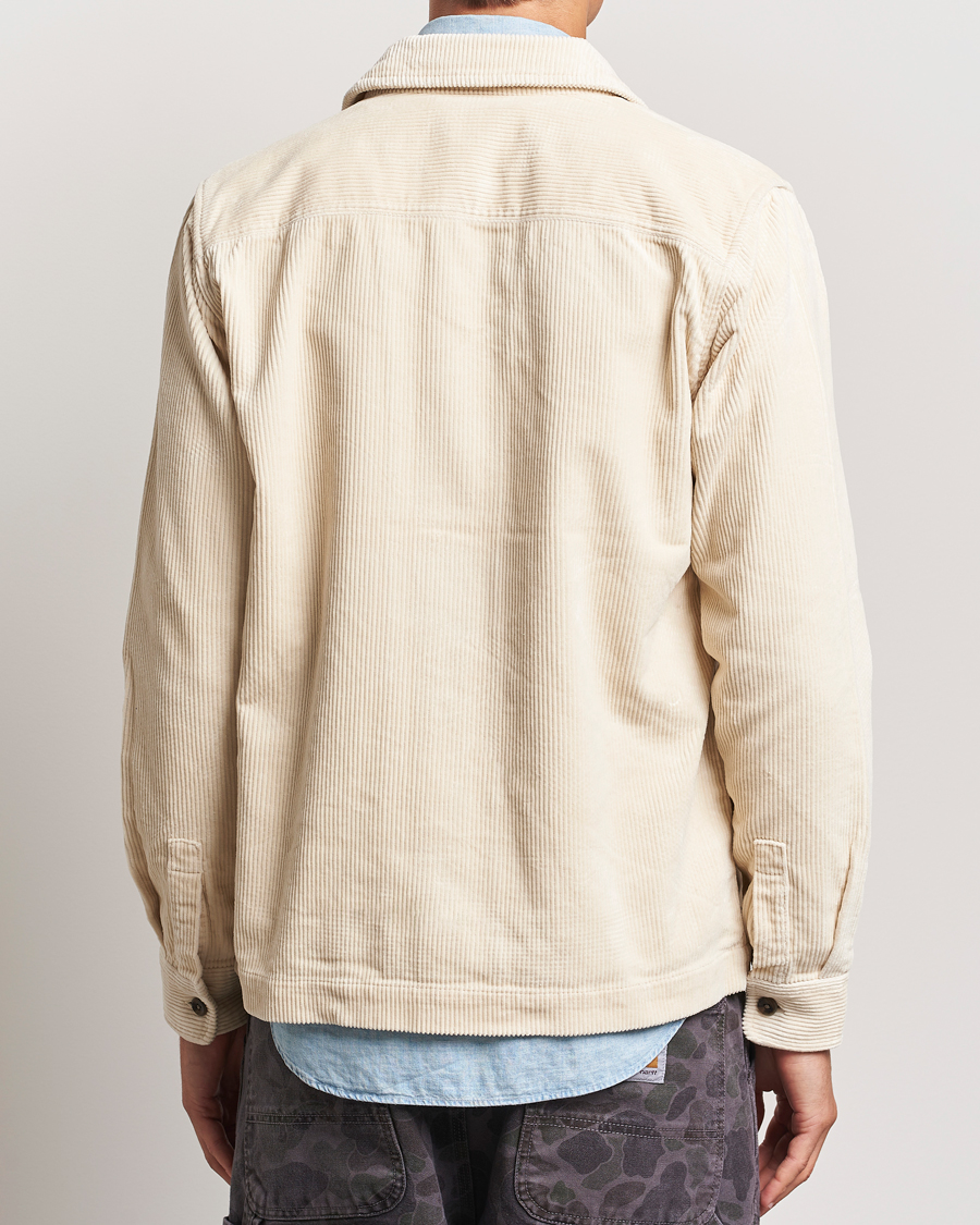 Mies | Kauluspaidat | LES DEUX | Layton Corduroy Overshirt Ivory