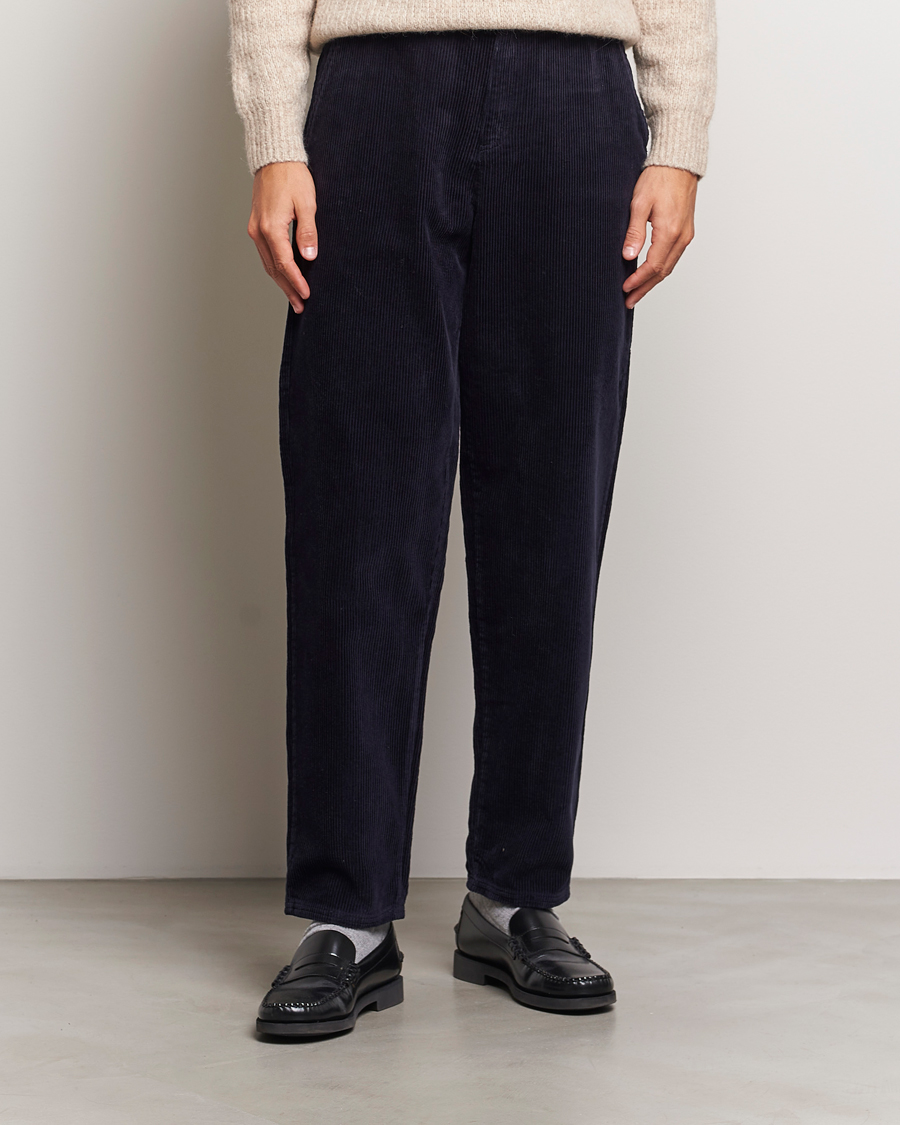 Mies | Housut | LES DEUX | Kody Heavy Corduroy Pants Dark Navy