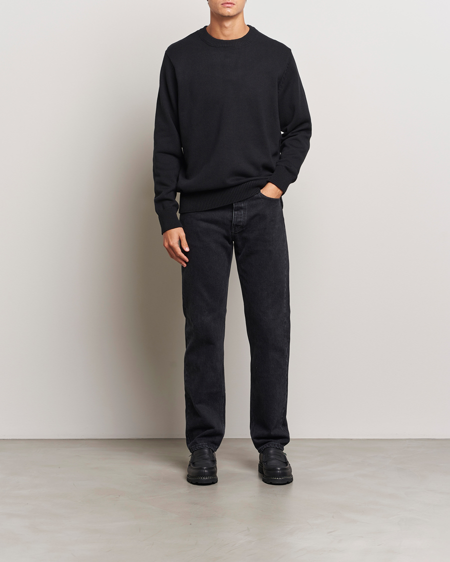 Mies | Puserot | LES DEUX | Gary Cotton Knit 2.0 Black