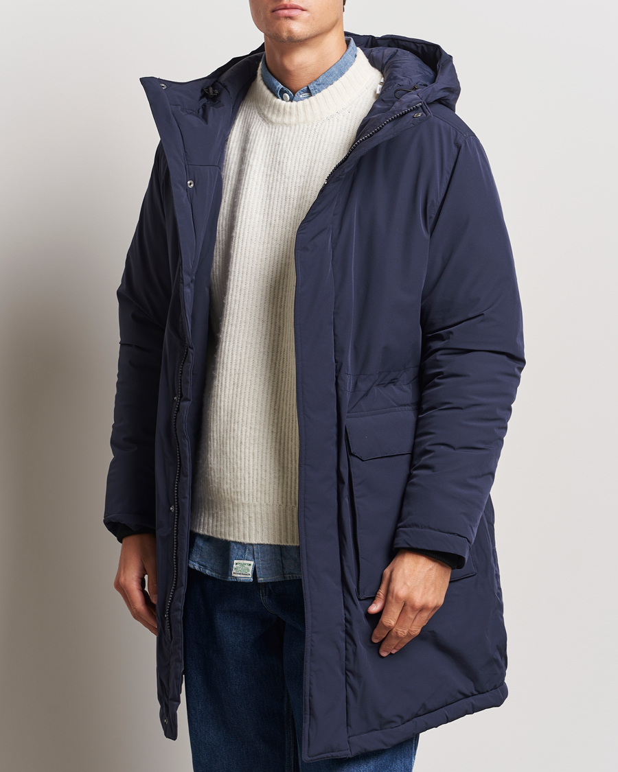 Mies | Takit | LES DEUX | Channing Padded Parka Coat Dark Navy