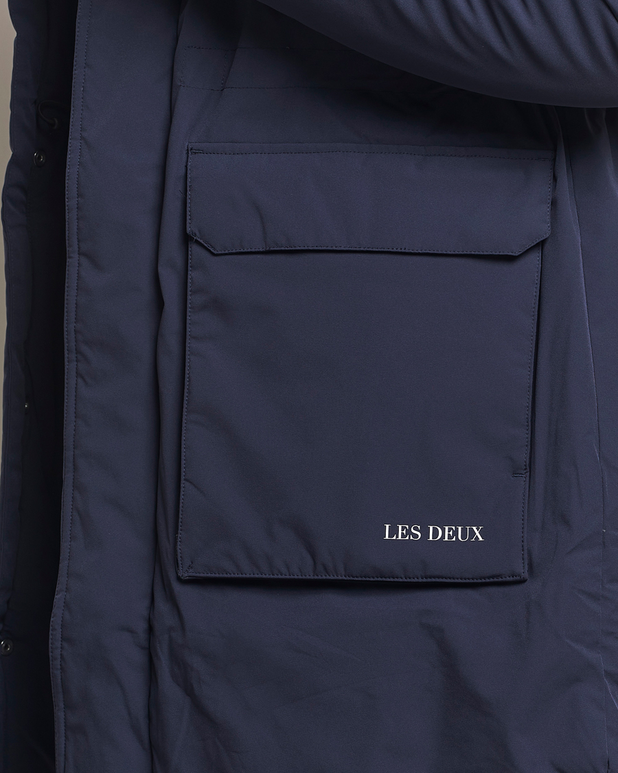 Mies | Takit | LES DEUX | Channing Padded Parka Coat Dark Navy